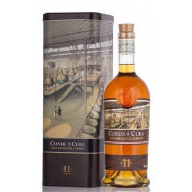 Conde de Cuba 11 éves Rum  (Fém Doboz) (0,7L 38%)