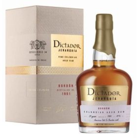 Dictador Jerarquia Borbón Vintage 1985 Rum (PDD) (0,7L 46%)