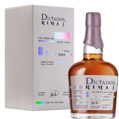 Dictador Rima 2003 American Oak Cask Rum (43% 0,7L)