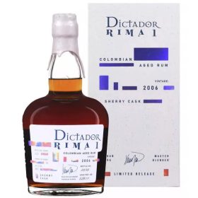 Dictador Rima 2006 Sherry Cask Rum DD (44% 0,7L)