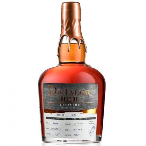 Dictador The Best of 1978 Rum (0,7L 43%)