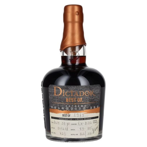 Dictador The Best of 1979 Rum (0,7L 42%)