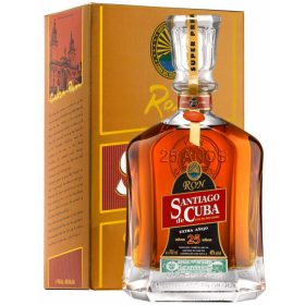 Santiago de Cuba Extra Anejo 25 éves Rum (40% 0,7L)