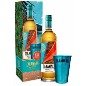 Takamaka Dark Spiced Rum (DD+Beach Cup) (38% 0,7L)