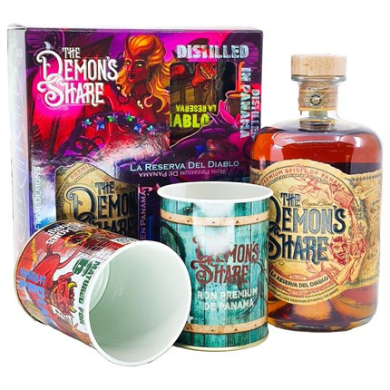 The Demons Share 6 éves Rum DD +2 ALUMÍNIUM Pohár  (0,7L 40%)