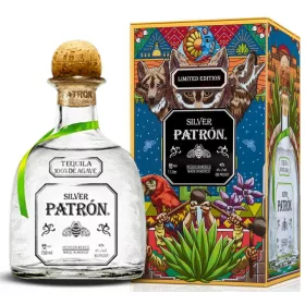 Patron Silver Mexican Tequila Fém DD 0,7L