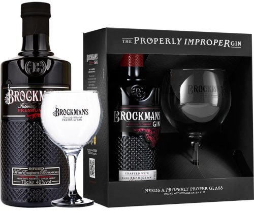 Brockmans Premium Gin (DD+Pohár) (0,7L 40%)