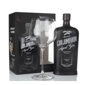   Dictador Columbian Aged Black Treasure Gin (0.7L 43%) + Pohár