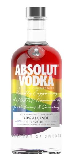 Absolut Vodka Blue Rainbow 2 Limited Edition (0,7L 40%)