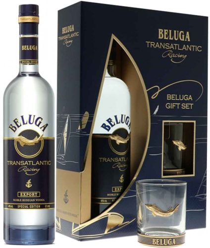 Beluga Transatlantic Racing Vodka + Pohár (40% 0.7L)