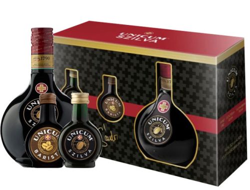 Zwack Unicum Szilva + 2 db mini (34,5% 0,7L)