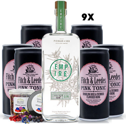 Pienaar and Son Empire Gin Tonic Pack (43% 0,5L)