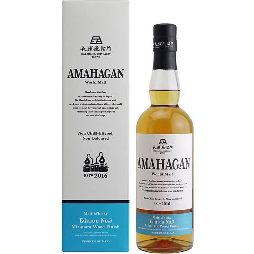 Amahagan No. 3 Mizunara Cask Finish Whisky (47% 0,7L)