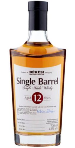 Békési Single Barrel Whisky 12 éves (0,7L 43%)