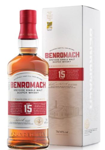Benromach 15 éves Whisky (43% 0,7L)