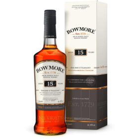 Bowmore 15 éves Whisky (43% 0,7L)