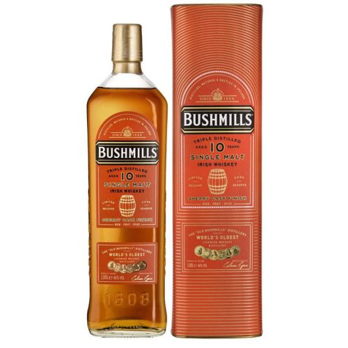 Bushmills 10 éves Sherry Finish Whisky (46% 1L)
