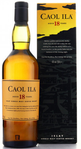 Caol Ila 18 éves Whisky (43% 0,7L)