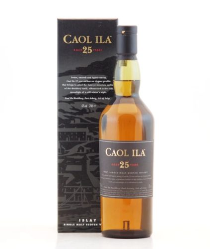 Caol Ila 25 éves whisky (0,7L / 43%)