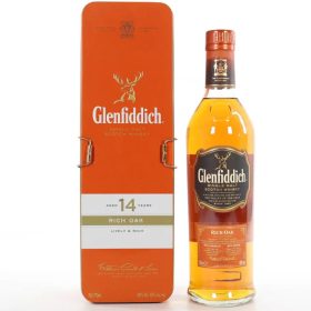   Glenfiddich 14 éves Whisky  Rich Oak Single Malt Scotch (40% 0,7L)