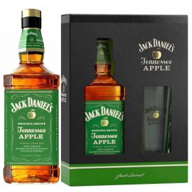 Jack Daniels Apple Whisky DD + Pohár (35% 0,7L)