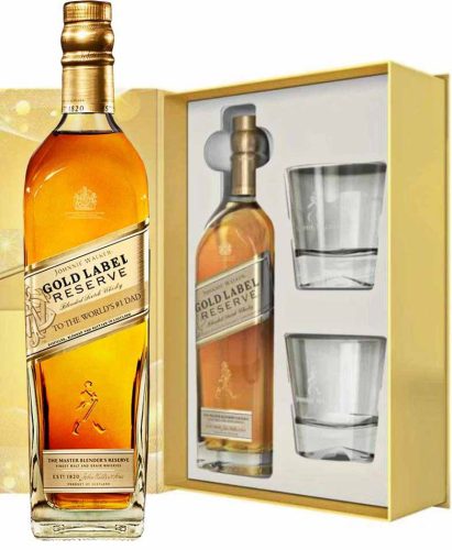 Johnnie Walker Gold Label Reserve Whisky (DD+2 Pohár) (40% 0,7L)