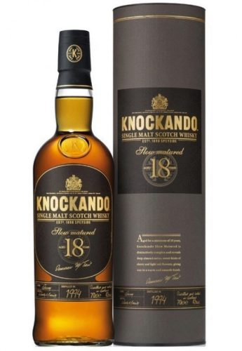 Knockando 18 éves Slow Matured Whisky (43% 0,7L)