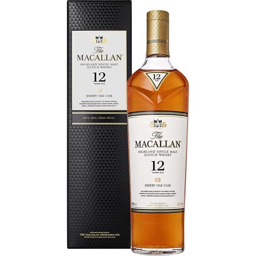 Macallan 12 éves Sherry Oak Whisky (40% 0,7L)