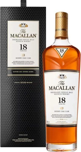 Macallan 18 éves Sherry Oak Whisky 2023 (40% 0,7L)