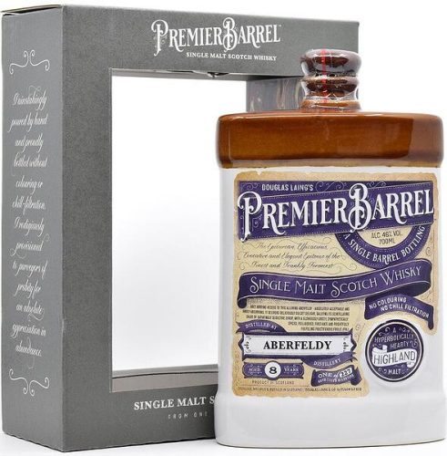 Premier Barrel Aberfeldy 8 éves 46 Whisky (Kerámia) (46% 0,7L)