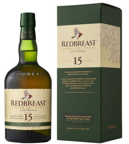Redbreast 15 éves Whisky (46% 0,7L)