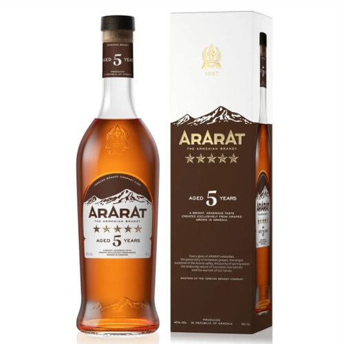 Ararat 5 Éves Brandy (40% 0,7L)