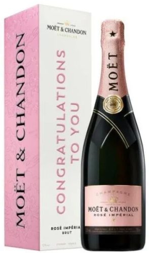 Moet & Chandon Rosé Imperial Specially Yours Congratulations (12% 0,75L)
