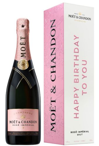Moet & Chandon Rosé Imperial Specially Yours Happy Birthday (12% 0,75L)