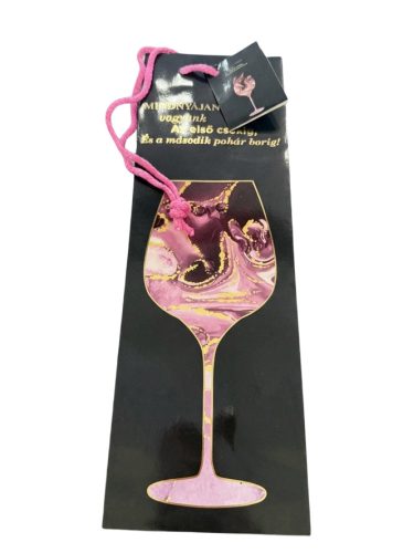 Dísztasak - Boros (Fekete/Rózsaszín)