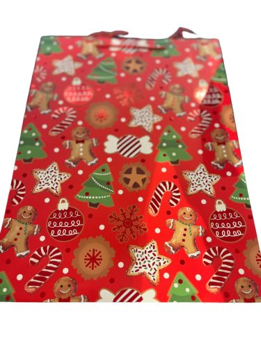 Dísztasak XL - Karácsonyi (Mézeskalács)