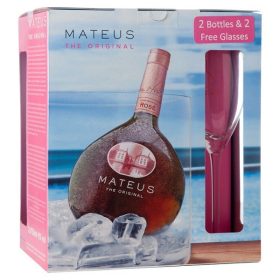 2db Mateus Rose + 2db pohár (0.75 11%)