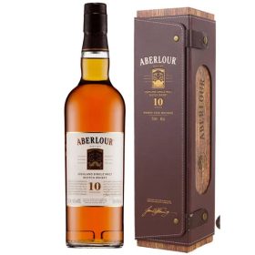 Aberlour 10 éves Whisky (Bőr doboz) (40% 0,7L)