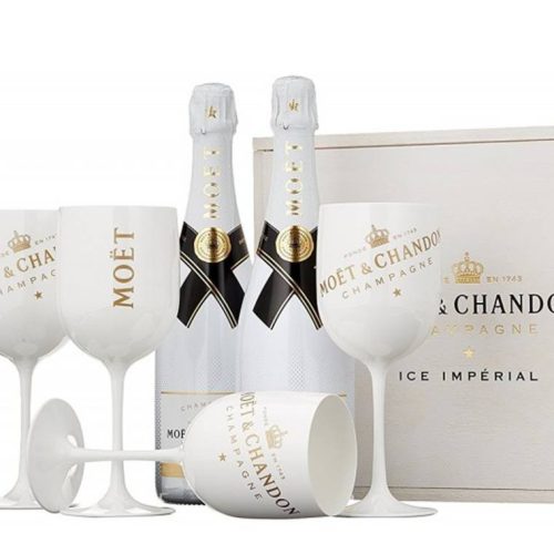 Moet & Chandon Ice Imperial Pezsgő 2 db (+4 Pohár) (2*0,75L|12%)