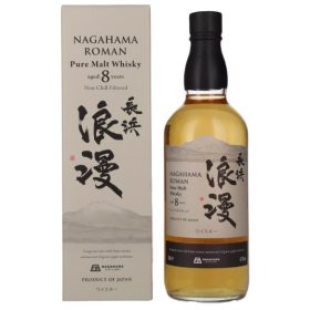   Nagahama Roman 8 Éves Whisky World Pure Malt Non Chill Filtered (47% 0,7L)