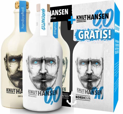 Knut Hansen Gin + Alkoholmentes Gin (0,5L 42%)