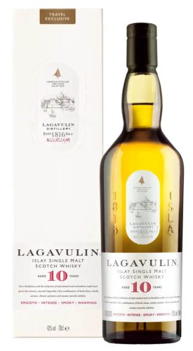 Lagavulin 10 éves Whisky (43% 0,7L)