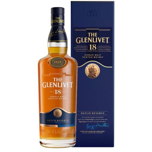 The Glenlivet 18 éves Batch Reserve Single Malt Skót Whiskey DD. (0,7L 40%)