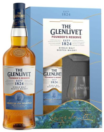The Glenlivet Founder's Reserve Whisky (DD+2 Pohár) (40% 0,7L)