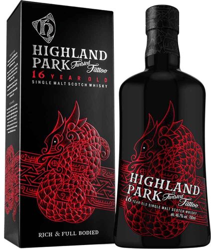 Highland Park 16 éves Twisted Tattoo Whisky (46,7% 0,7L)
