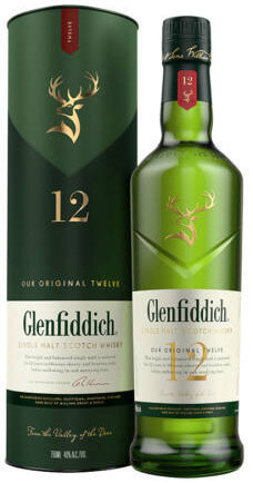 Glenfiddich 12 éves Whisky (40% 1L)