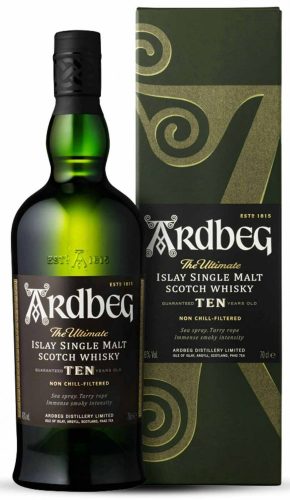 Ardbeg 10 éves Whisky (46% 0,7L)