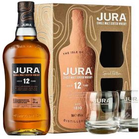 Jura 12 éves Whisky + 2 Pohár (40% 0,7L)