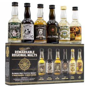 Remarkable Regional Malts Whisky Set (6 db *0,05L)