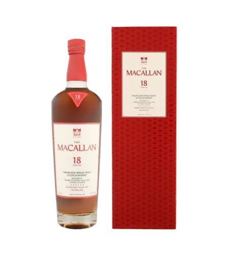 Macallan 18 éves Sherry Oak Whisky 2025 (43% 0,7L)